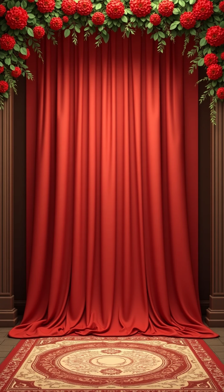 Cultural Heritage Wedding Backdrop Design