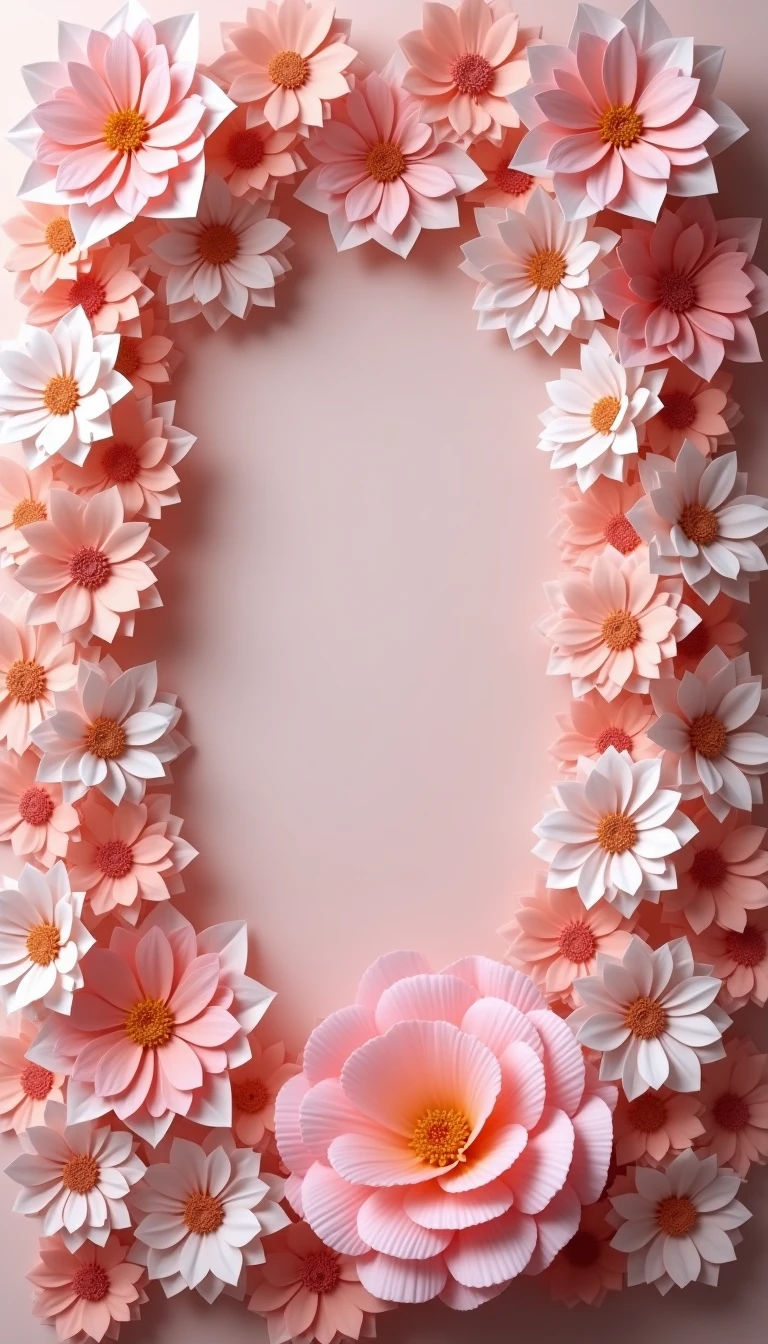 Dreamy Paper Flowers: A DIY Wedding Backdrop with Crafty Touch