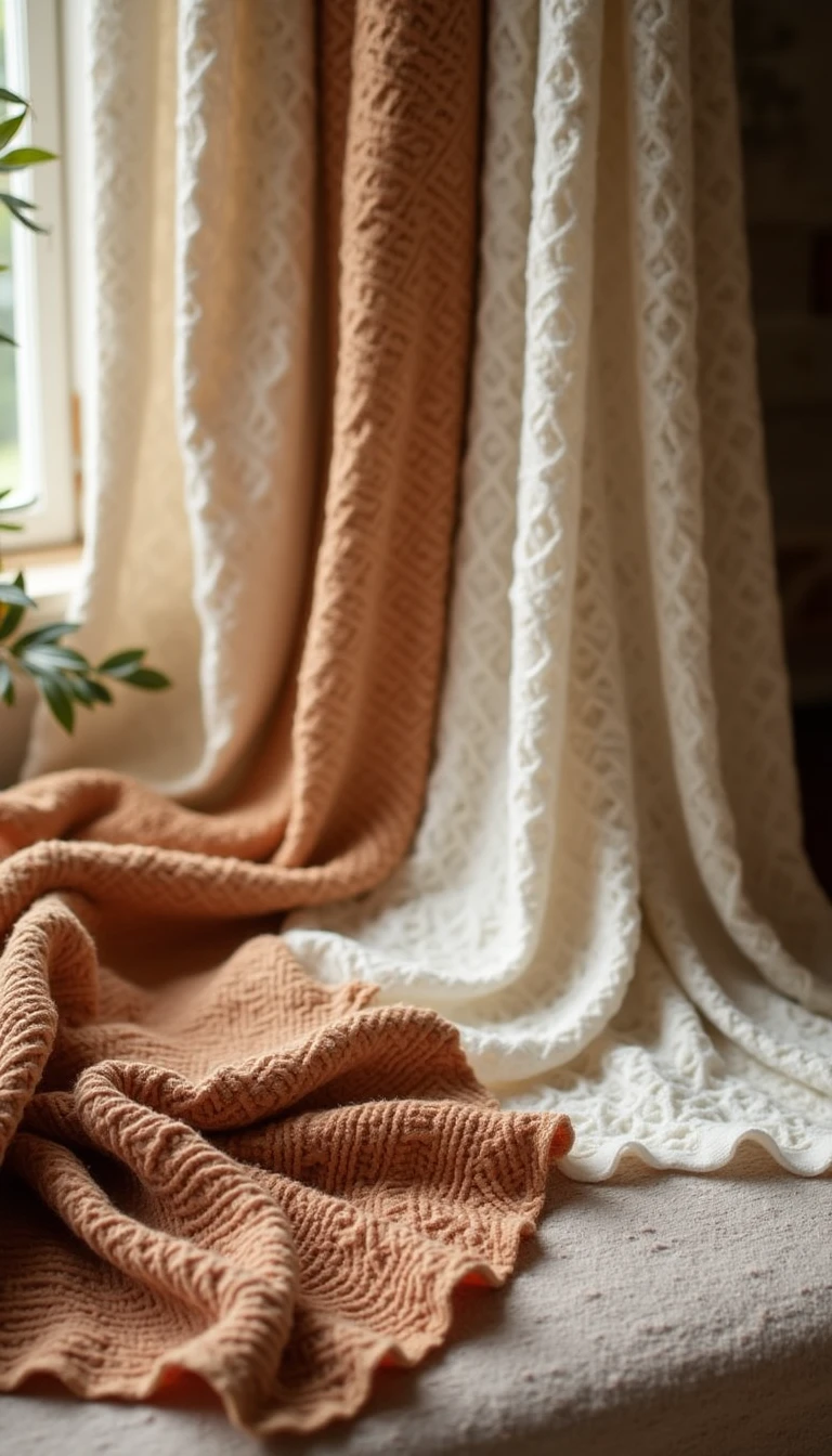 Layered Fabrics: A Cozy Boho Wedding Idea for Décor