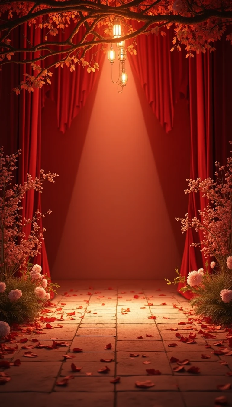 Cultural Heritage Wedding Backdrop Reception