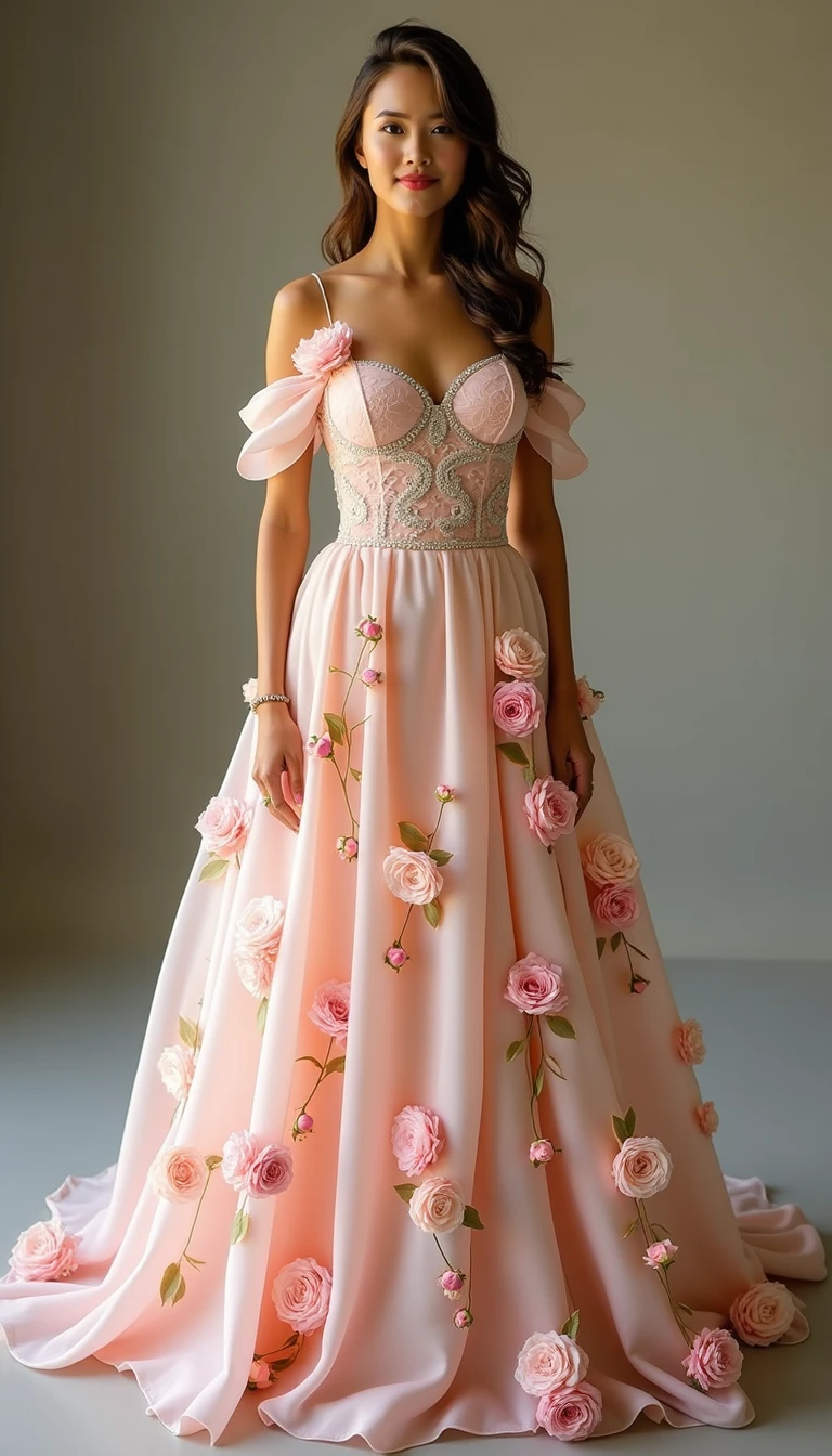 The Flirty Floral Bridal Shower Dress for a Cheerful Vibe