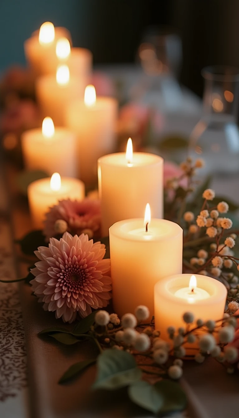 Elegant Candle Arrangements: A DIY Wedding Decoration Must-Have