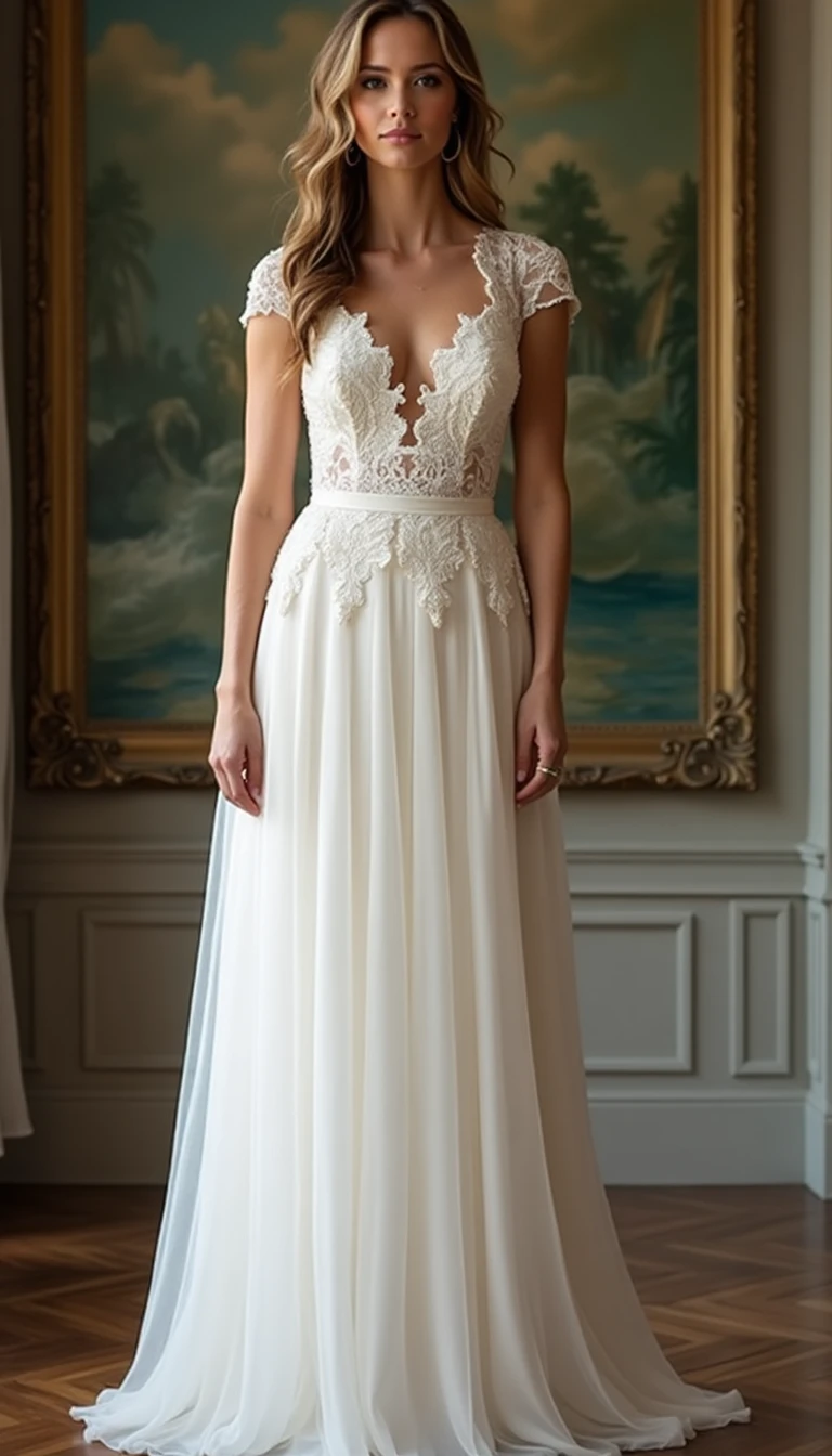 Lace Overlay Dress: Timeless Bridal Shower Outfit for Guest