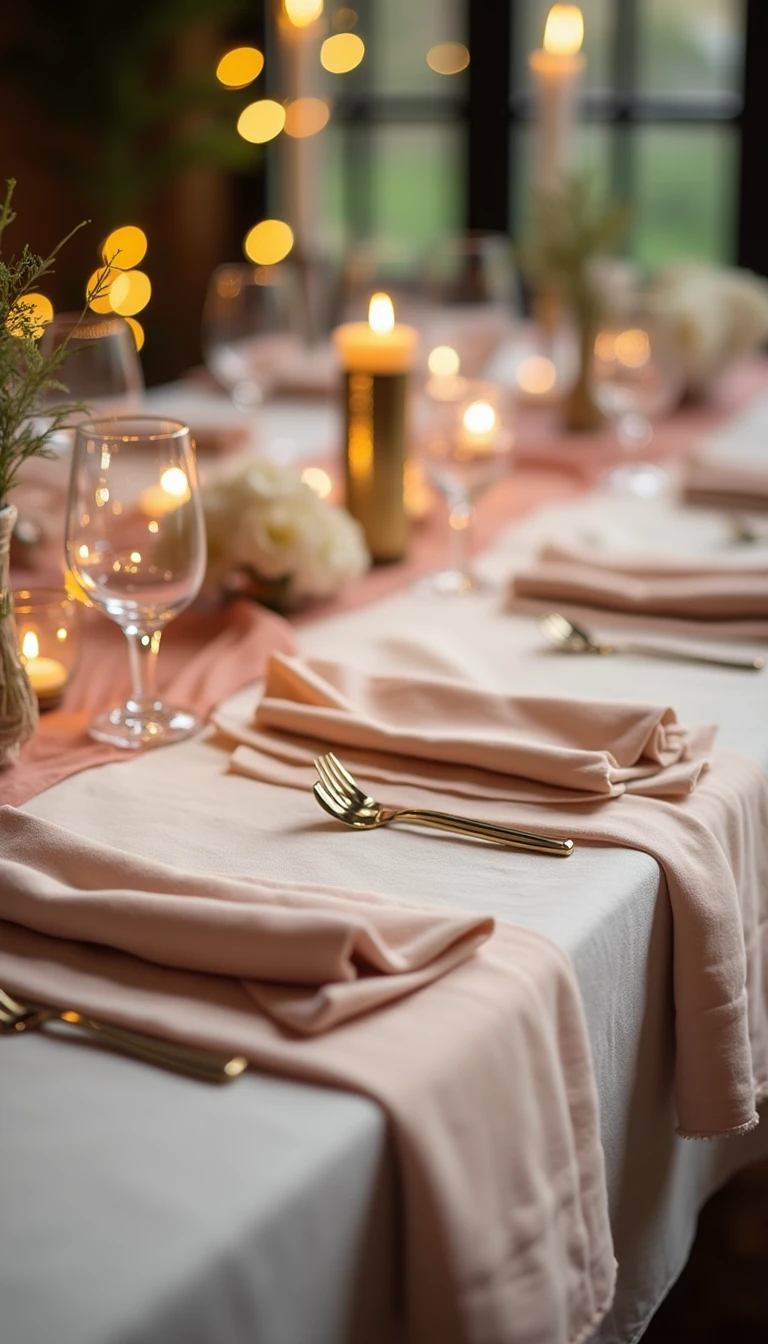 Stylish Table Linens: Essential for Bridal Shower Decorations