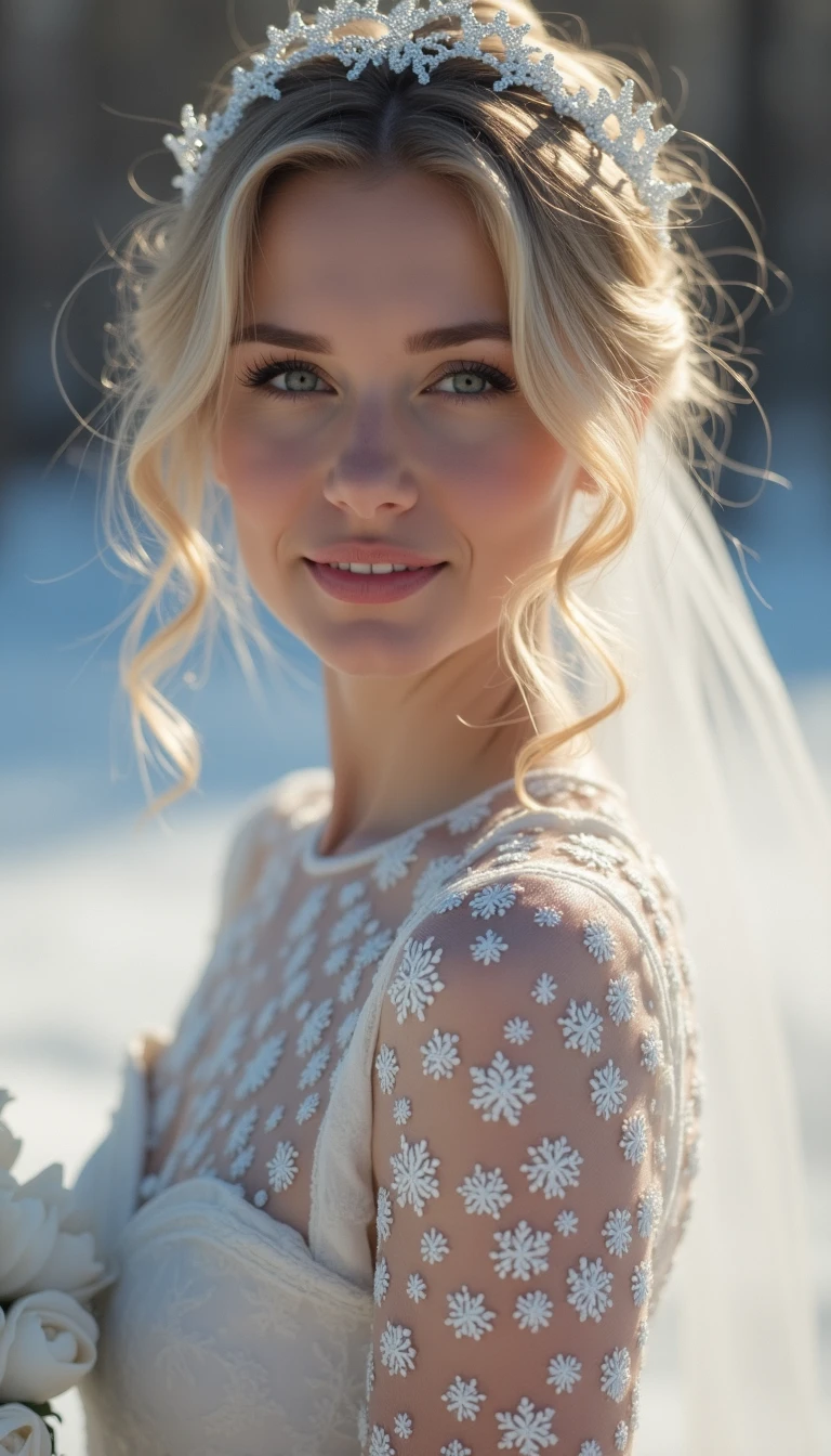 Silver Sparkle: Shimmering Winter Wedding Colors