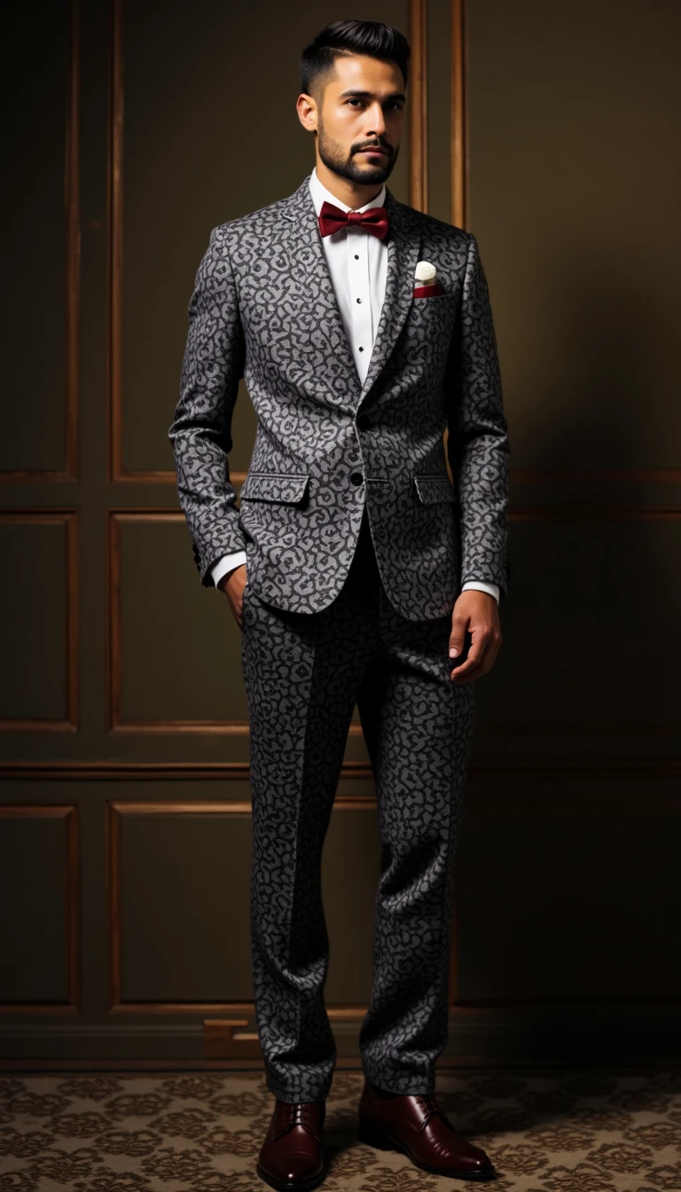 Pattern Play: Stylish Wedding Suits Groom Trends