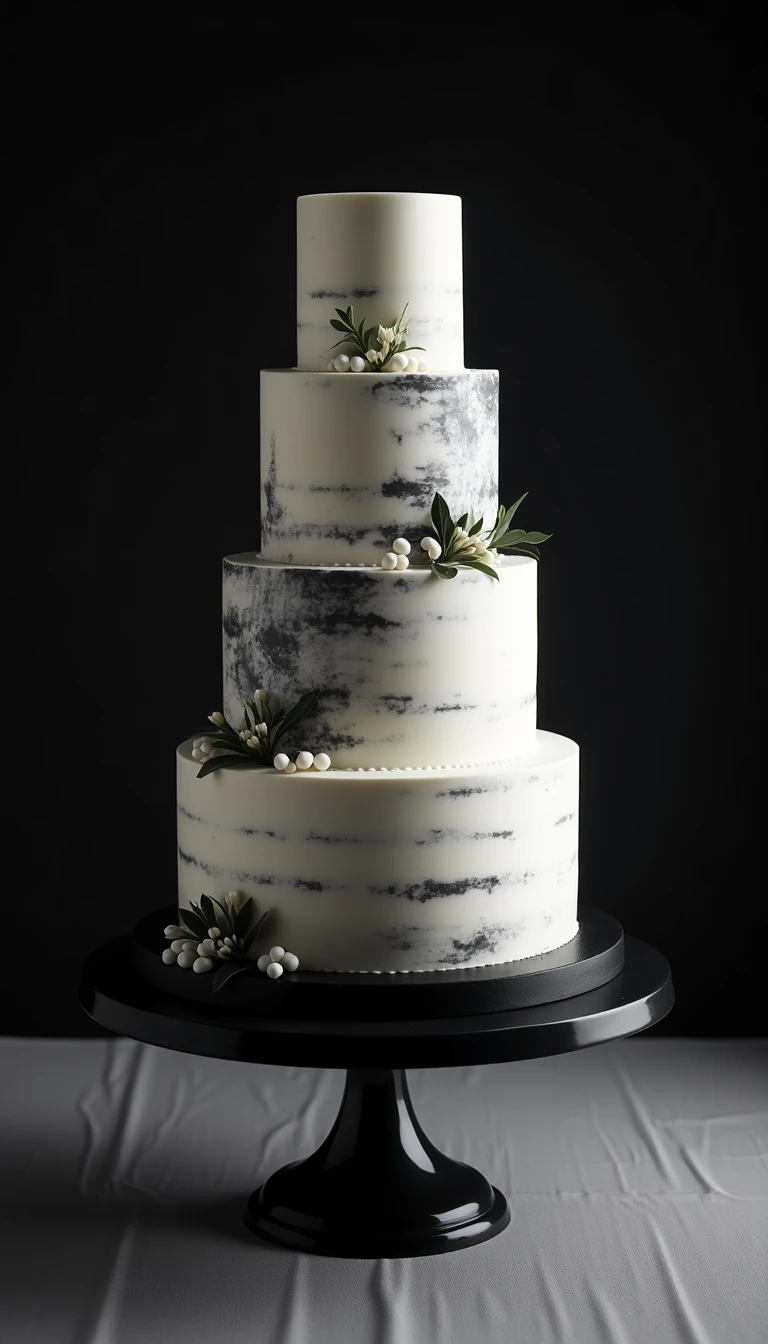 15 Stunning Black and White Wedding Cake Designs to Inspire Your Dream Day