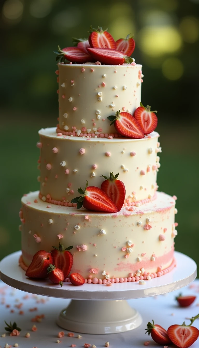 Sweet Serenity: The Perfect Cake for Your Outdoor Wedding Reception