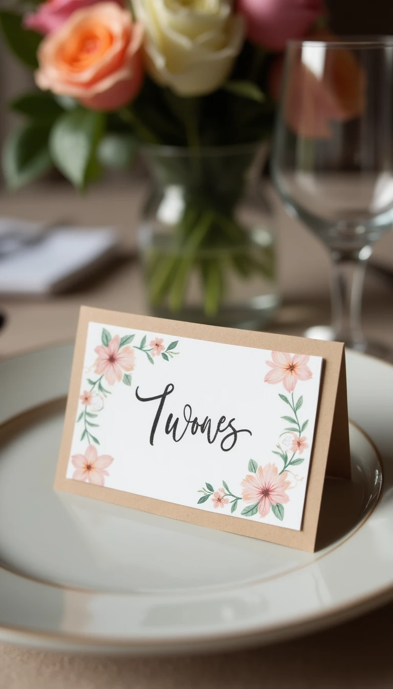 Personalized Place Cards: DIY Wedding Ideas to Wow Your Guests