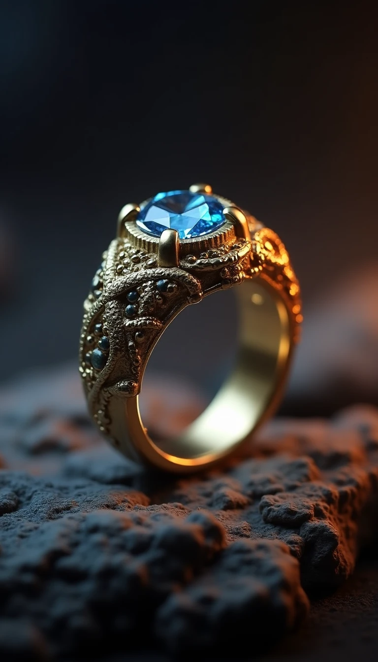 Nature-Inspired: The Meteorite Groom Ring