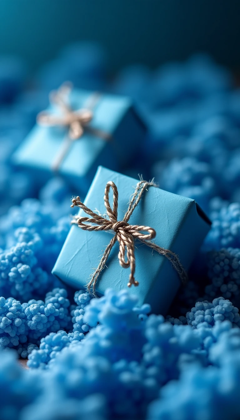 Unique Blue Wedding Theme Favors for Guests