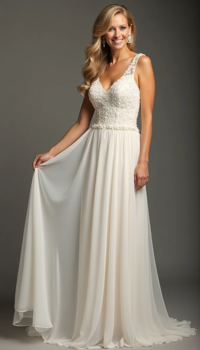Charming Chiffon: Lightweight Mother Of The Bride Dresses for Women Over 50