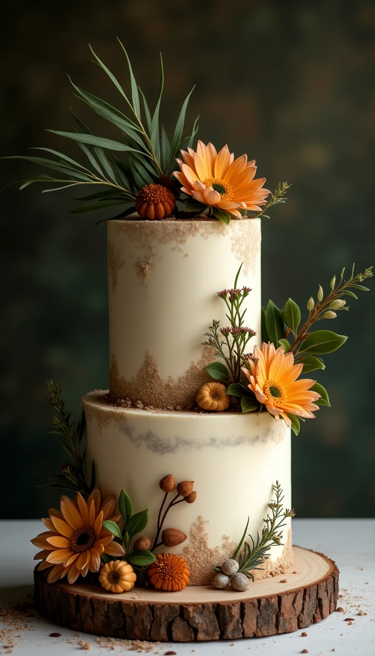Earthy Tones: The Boho Wedding Cake Inspired by Nature
