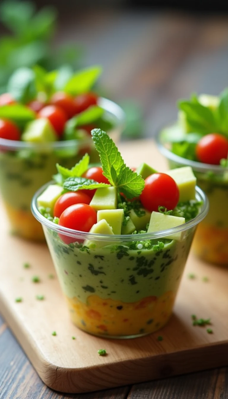 Refreshing Salad Cups: A Light Bridal Shower Food Choice