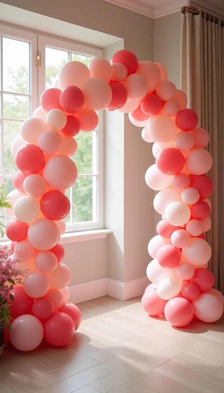 Charming Balloon Arches: Elevating Your Bridal Shower Decorations