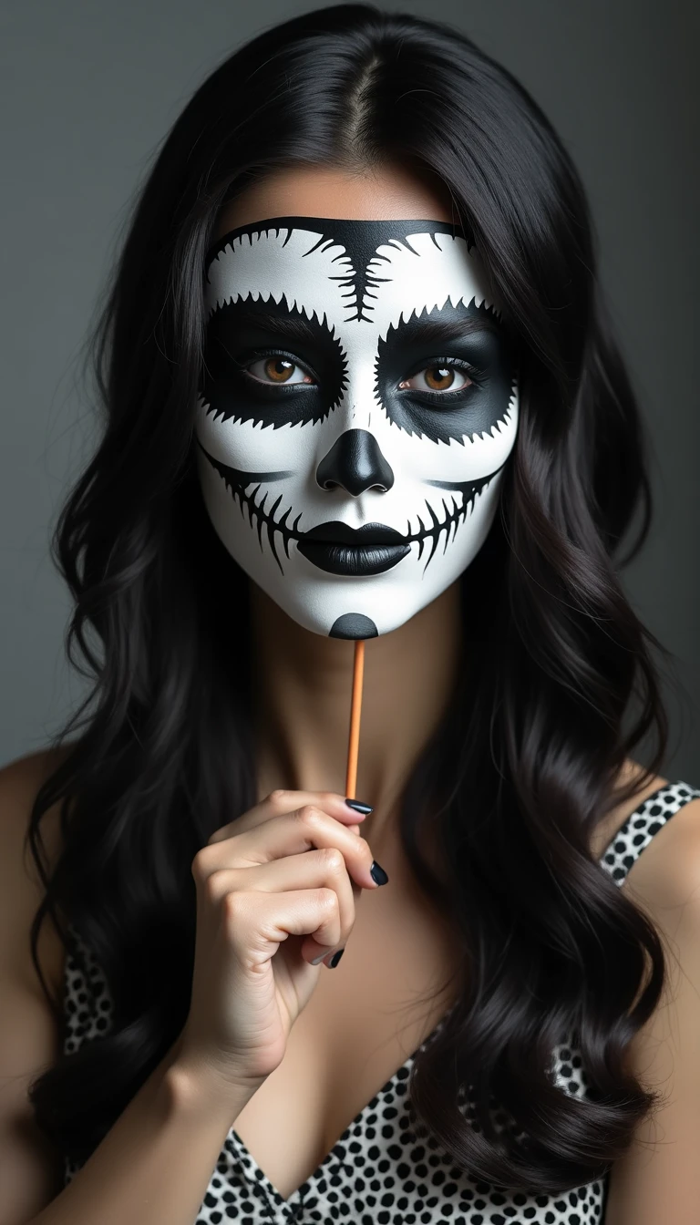 Eye-Catching Black and White Wedding Theme Photo Booth Props