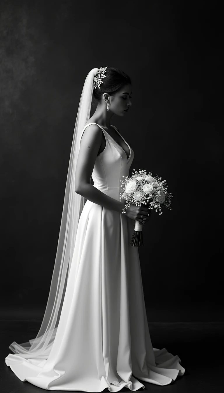 Classic Black and White September Wedding Colors