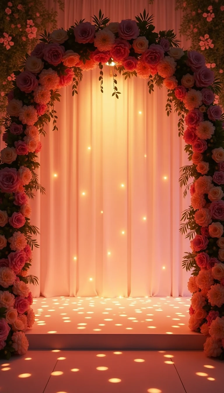 Interactive Wedding Backdrop Design