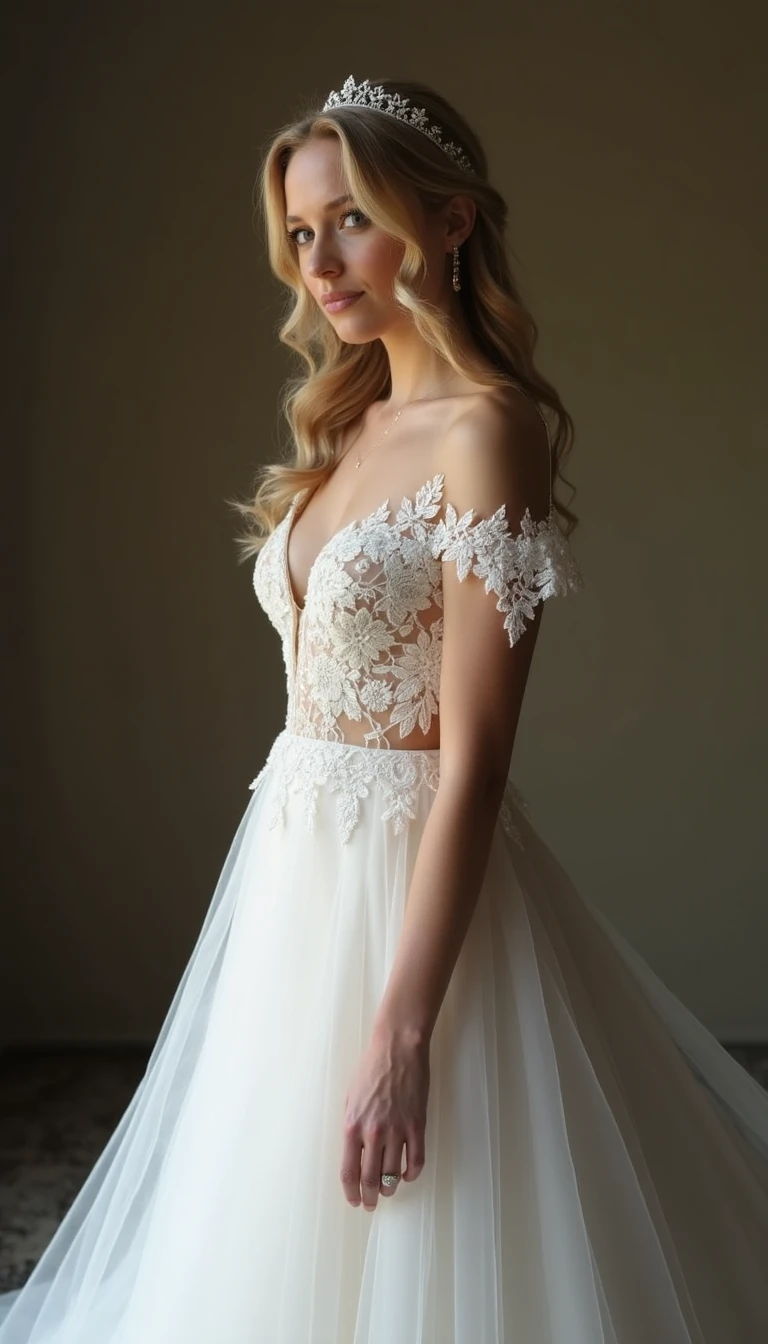 The Lace-Embellished Boho Wedding Dress: Artistry in Fabric