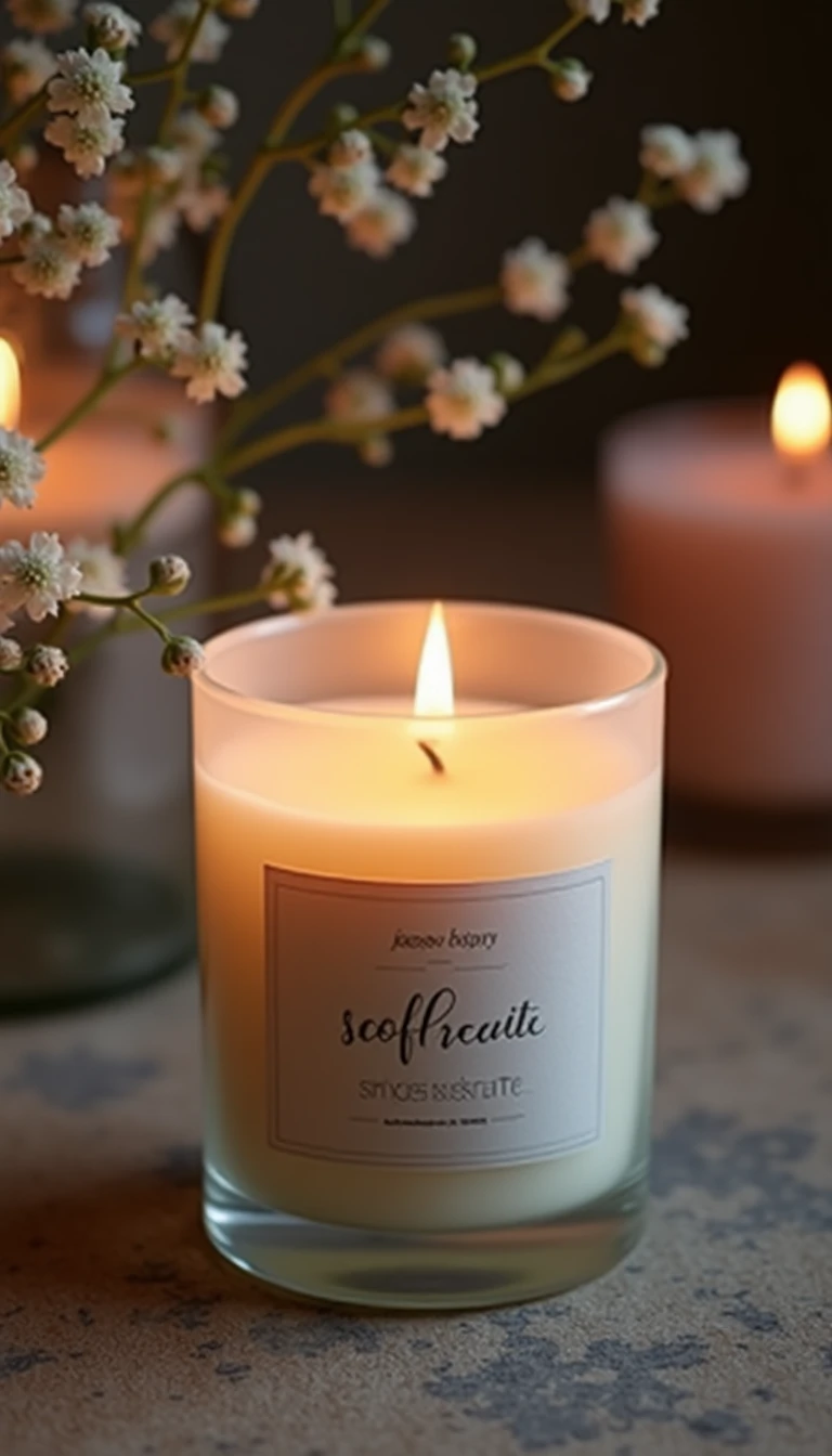 Scented Serenity: Candle Bridal Shower Favors
