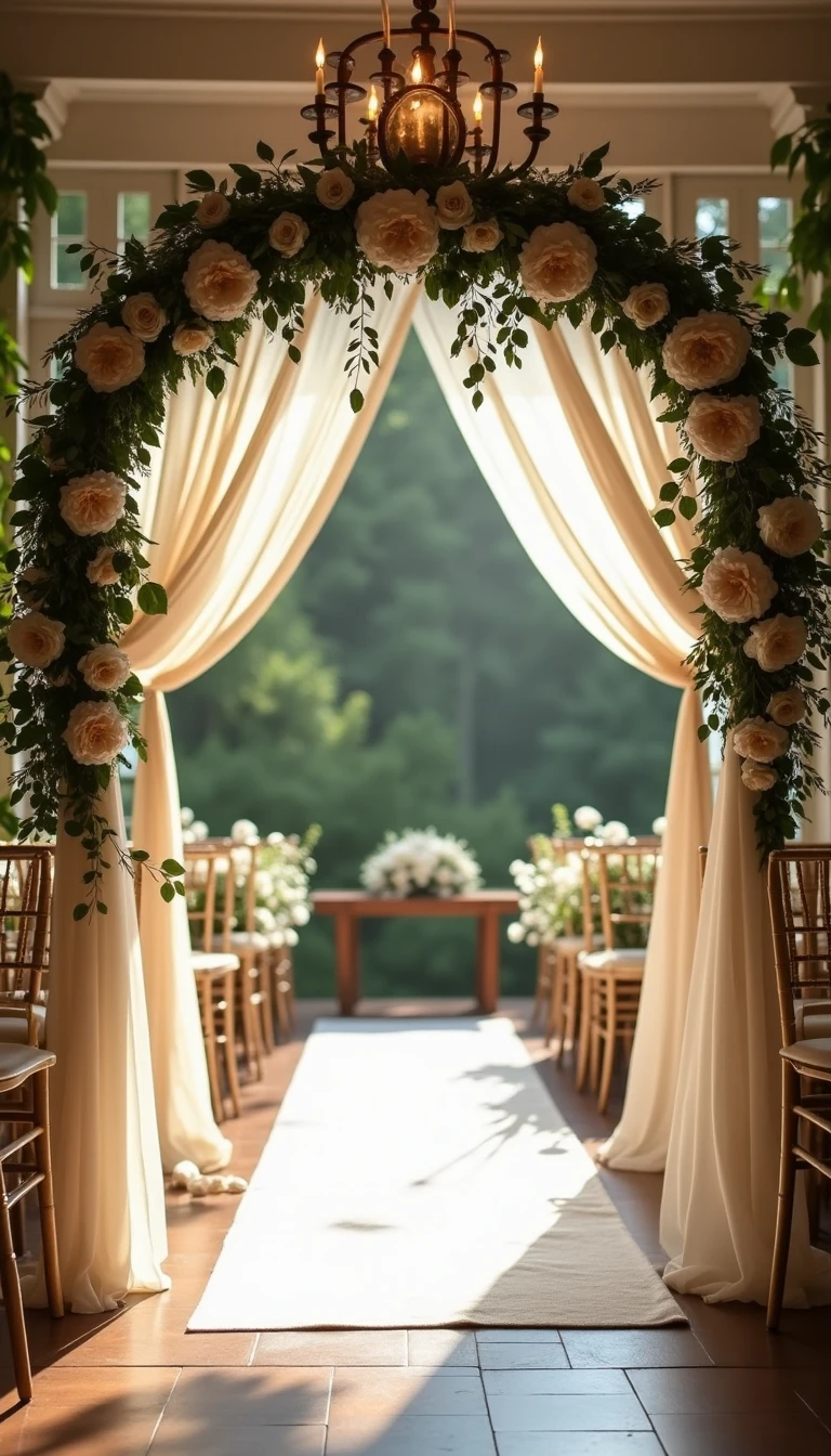 Elegant Ceremony Arches: DIY Wedding Ideas for a Stunning Vow Exchange