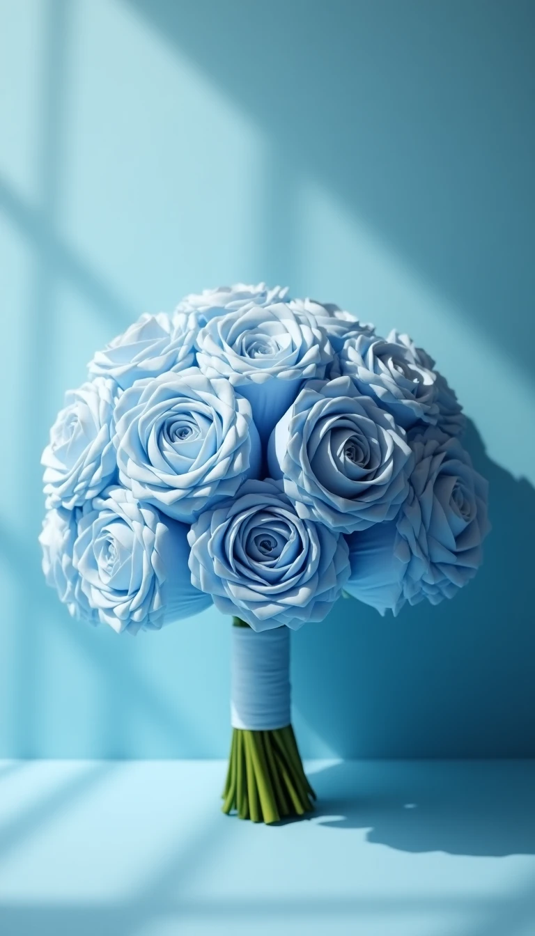 Delightful Light Blue Wedding Bouquets to Brighten Your Day