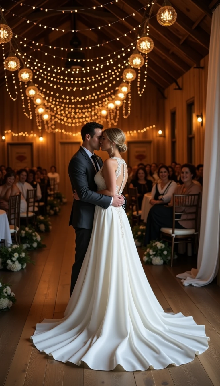 Rustic Barn Charm: A Perfect Small Intimate Wedding Idea